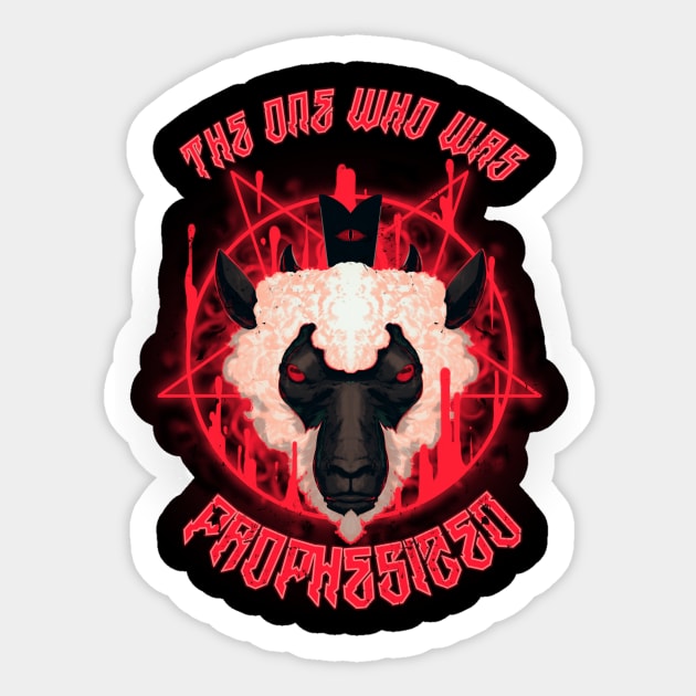 Much Lamb, So Metal Sticker by WOVENPIXLS